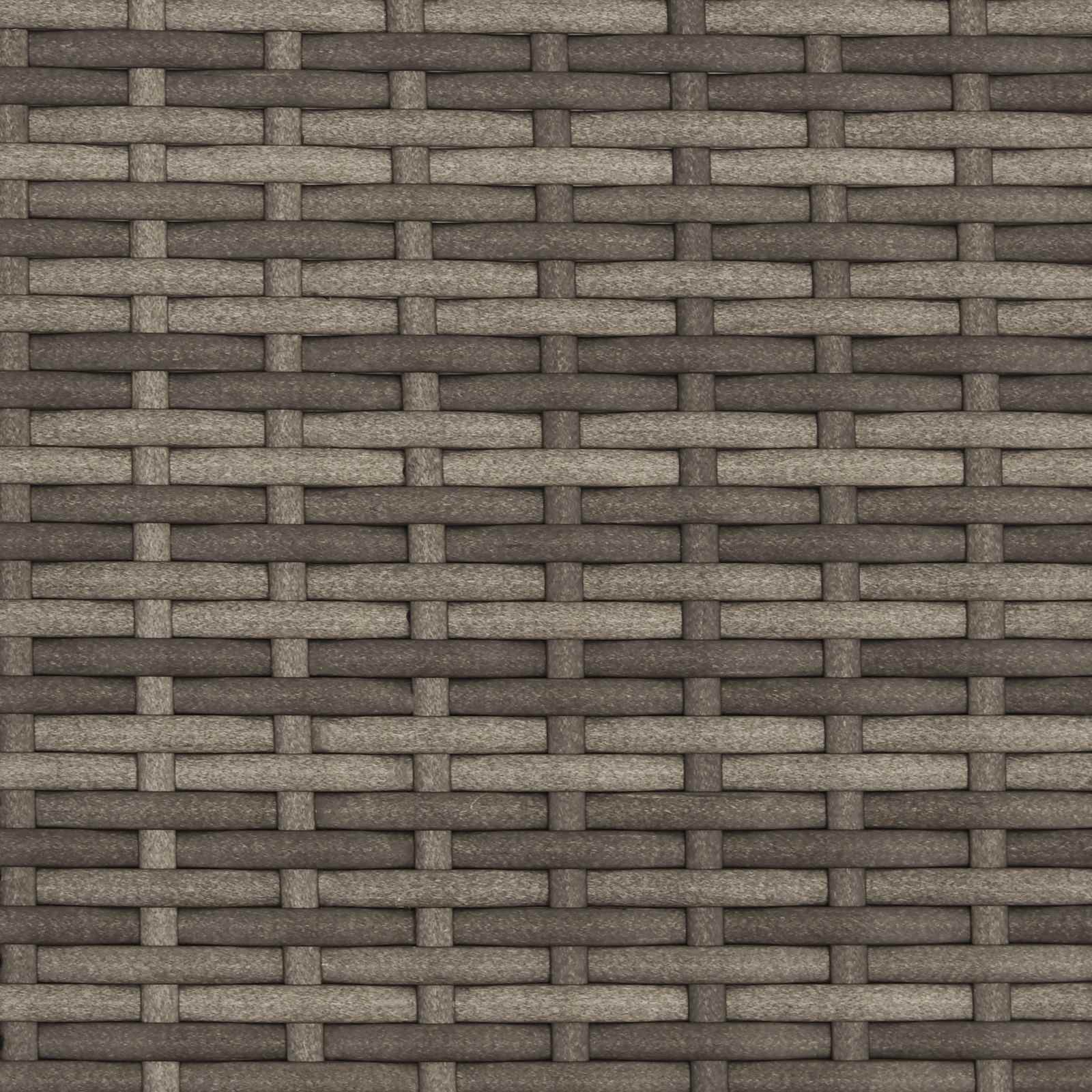 Ensemble de repas extérieur 3 pcs Gris clair et gris foncé - XIOS