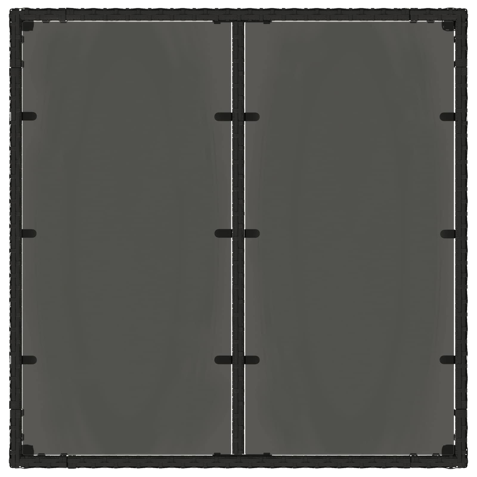 Ensemble de repas extérieur 3 pcs Gris clair et gris foncé - XIOS