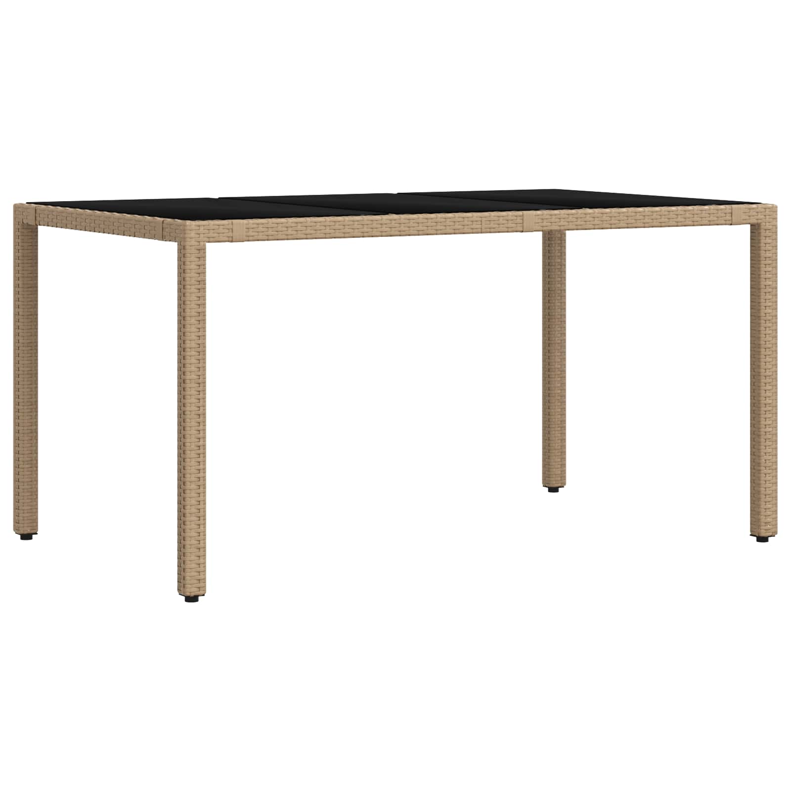 Ensemble de repas extérieur 5 pcs Beige et Gris clair - XIOS