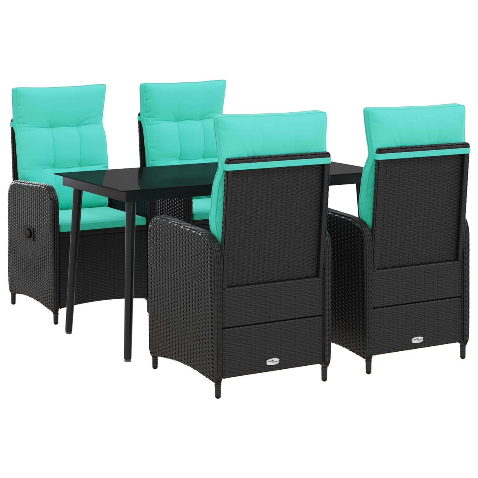 Ensemble de Tables Basses avec coussin avec oreiller 5 pcs - XIOS