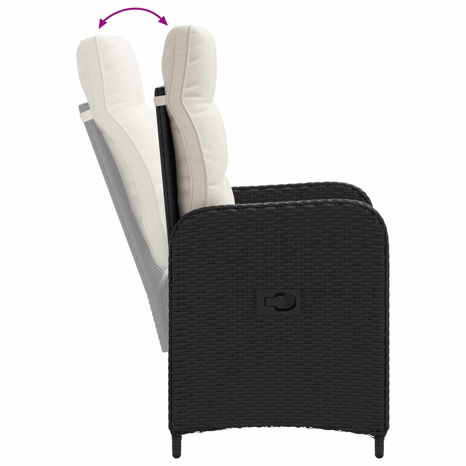Ensemble de Tables Basses 3 pcs Noir et blanc crème - XIOS