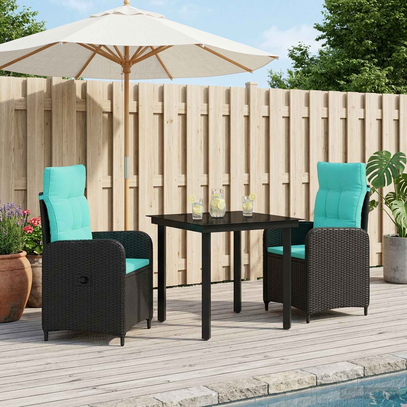 Ensemble de Tables Basses 3 pc