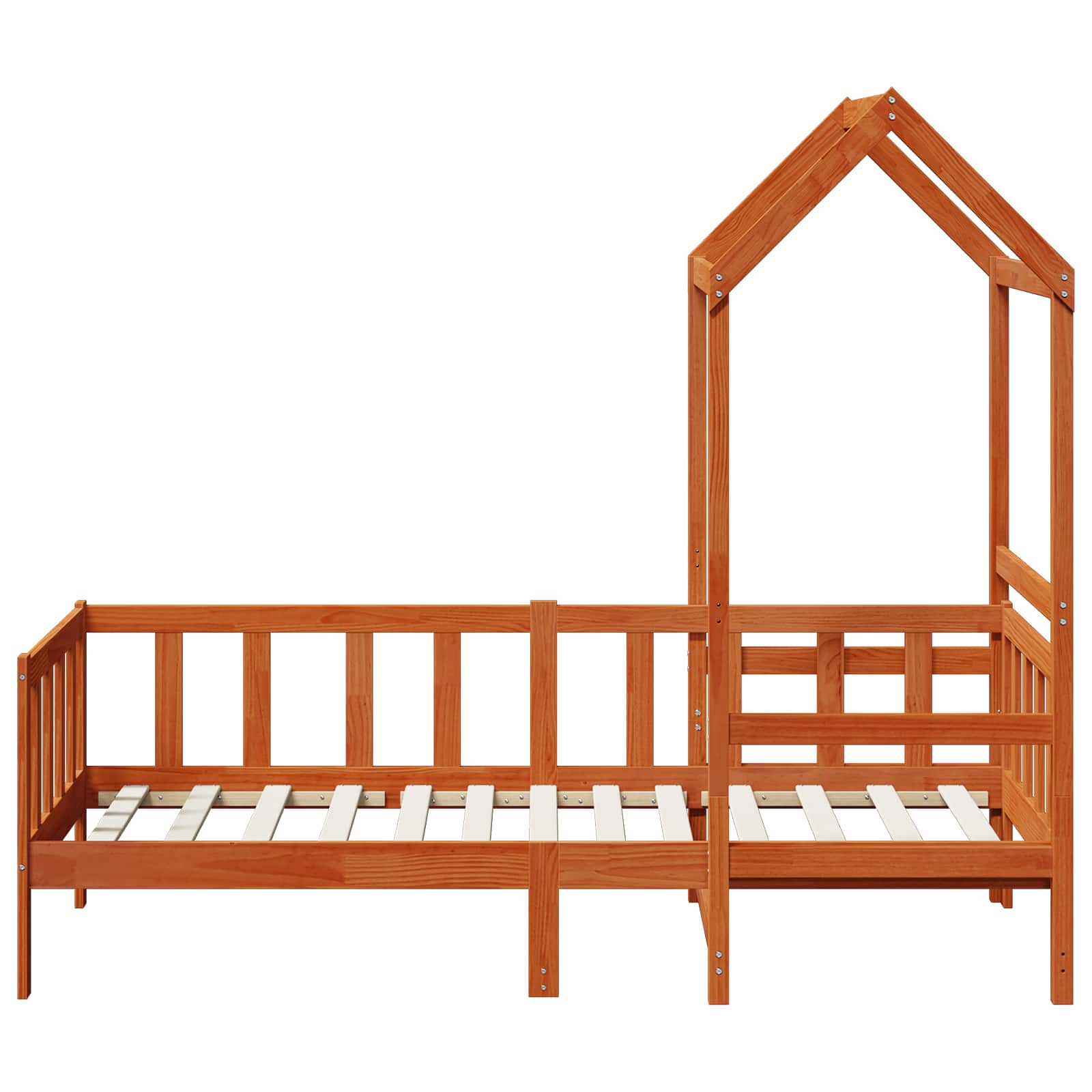 Ensemble Lit de Jour 2 pcs Cire marron Bois de pin massif - XIOS