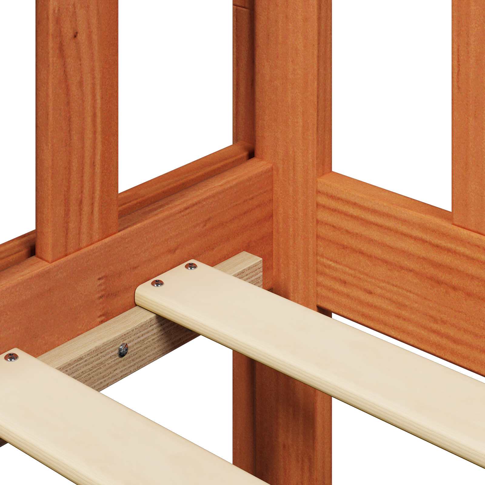 Ensemble Lit de Jour 2 pcs Cire marron Bois de pin massif - XIOS