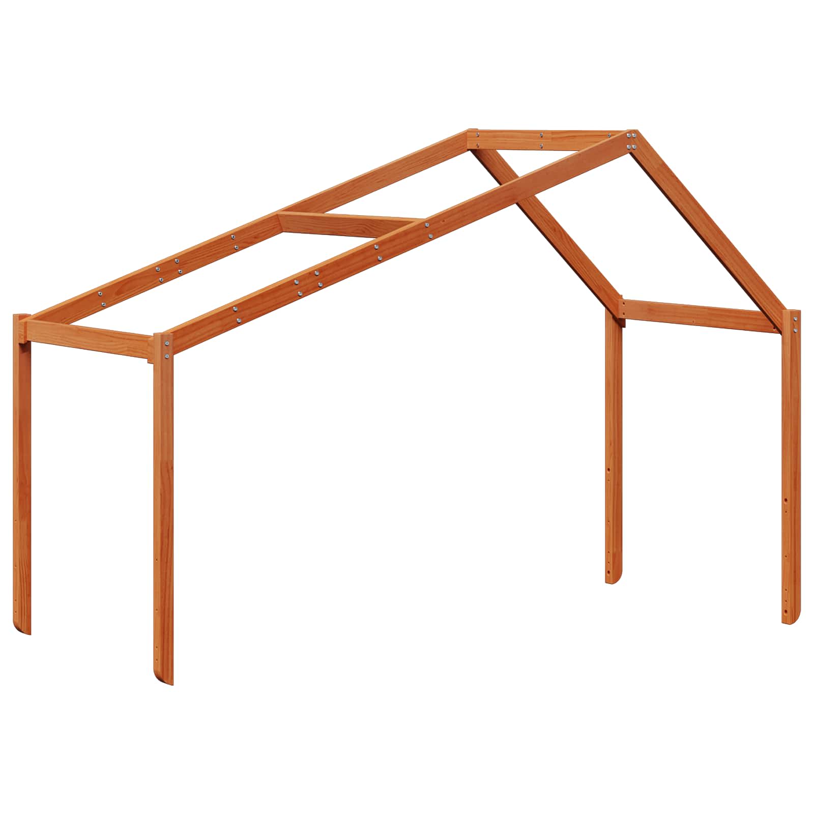 Cadre de lit mezzanine Brun Ciré 90 x 190 cm Pin massif - XIOS