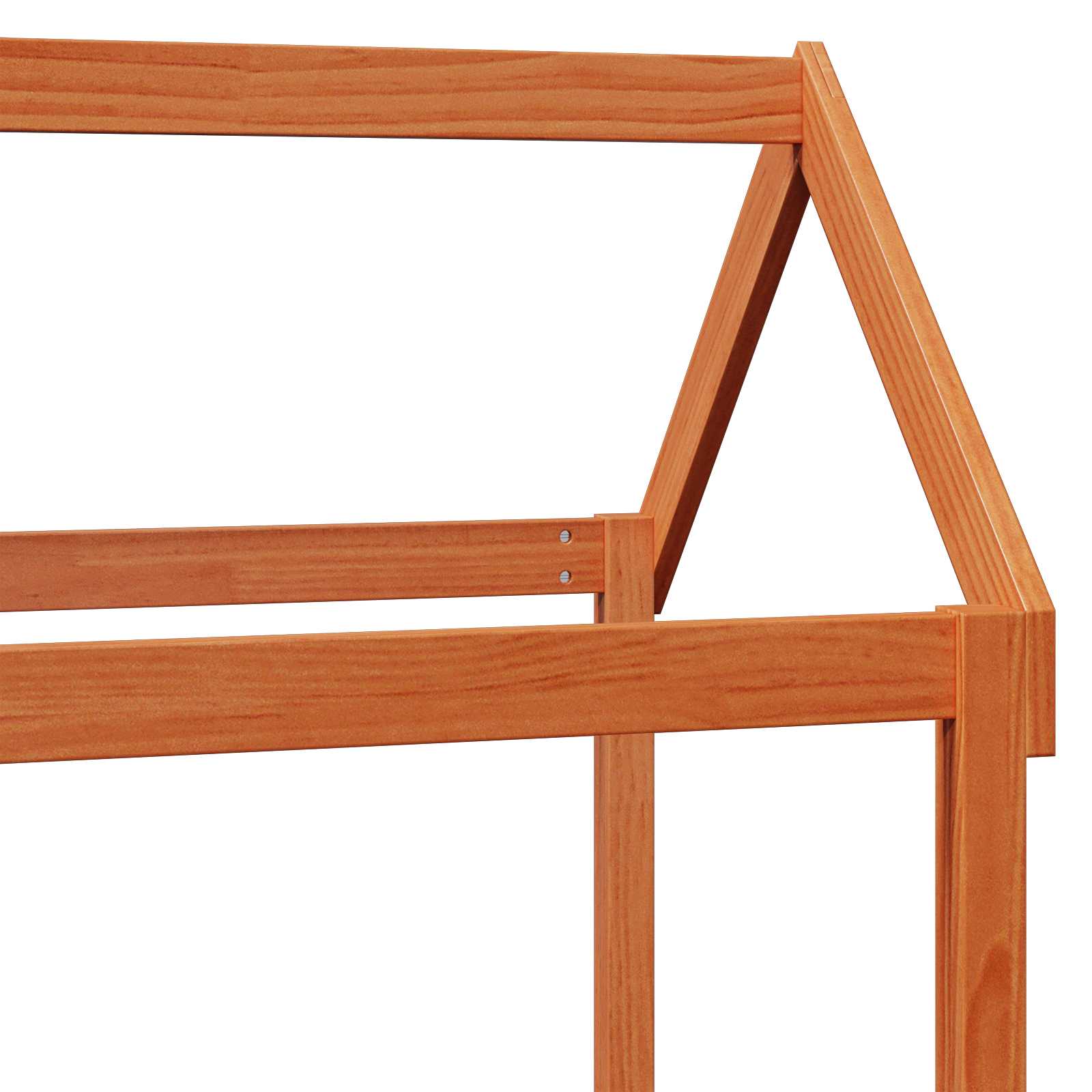 Ensemble Lit de Jour 2 pcs Cire marron Bois de pin massif - XIOS