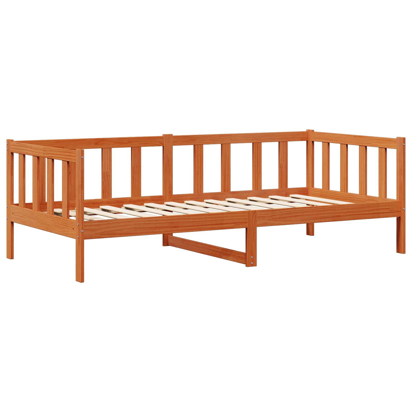 Ensemble Lit de Jour 2 pcs Cire marron Bois de pin massif - XIOS