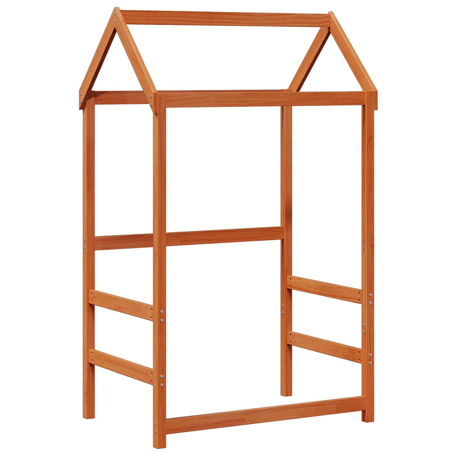 Ensemble Lit de Jour 2 pcs Cire marron Bois de pin massif - XIOS