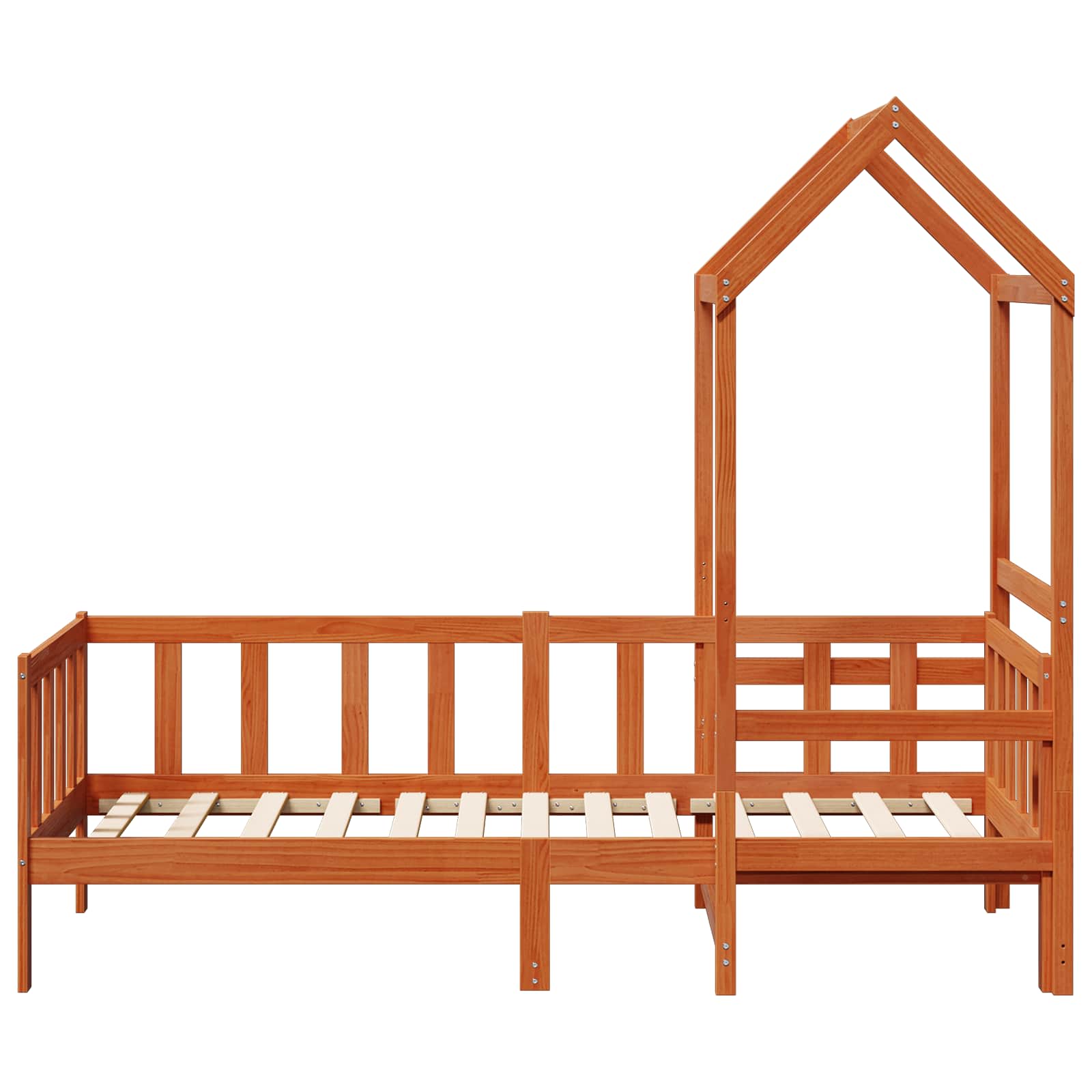 Ensemble Lit de Jour 2 pcs Cire marron Bois de pin massif - XIOS