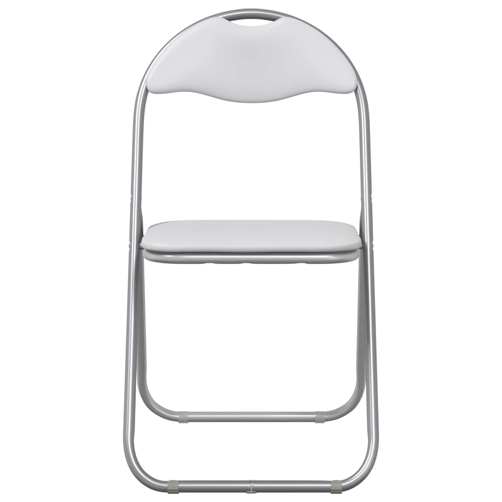 Chaise pliante 8 pcs Blanc et Gris 48 x 43,5 x 81 cm - XIOS