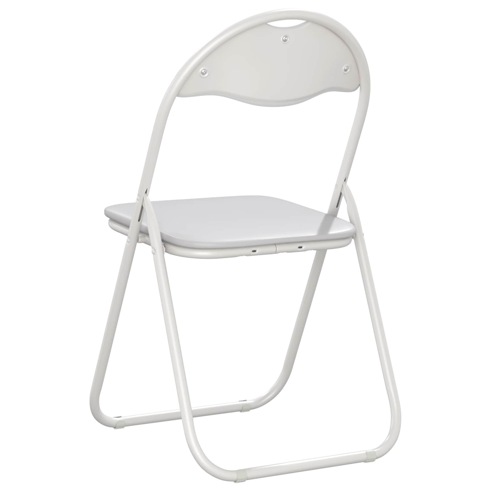 Chaise pliante 8 pcs Blanc 48 x 43,5 x 81 cm Simili cuir - XIOS