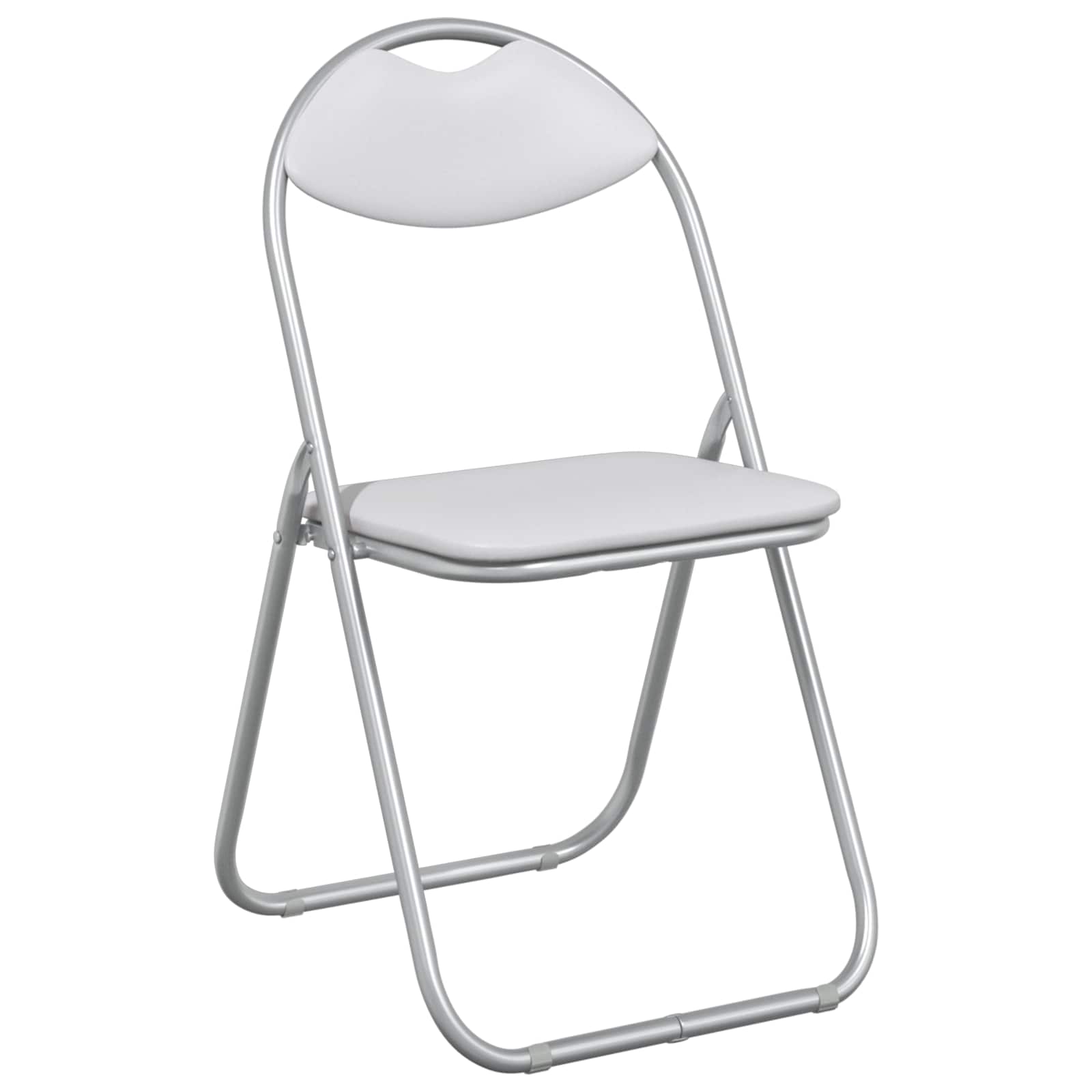 Chaise pliante 8 pcs Blanc et Gris 48 x 43,5 x 81 cm - XIOS
