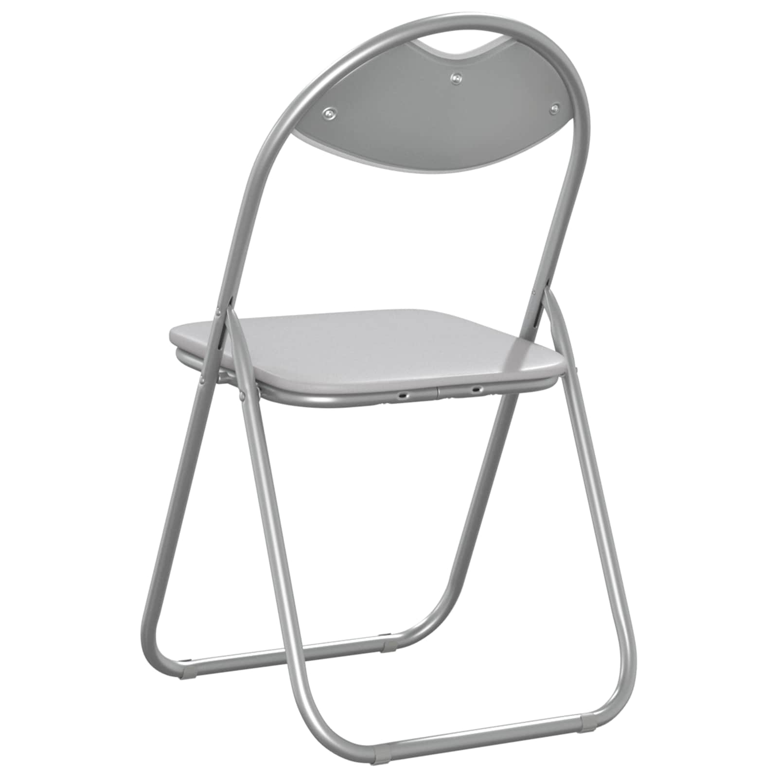 Chaise pliante 8 pcs Blanc et Gris 48 x 43,5 x 81 cm - XIOS