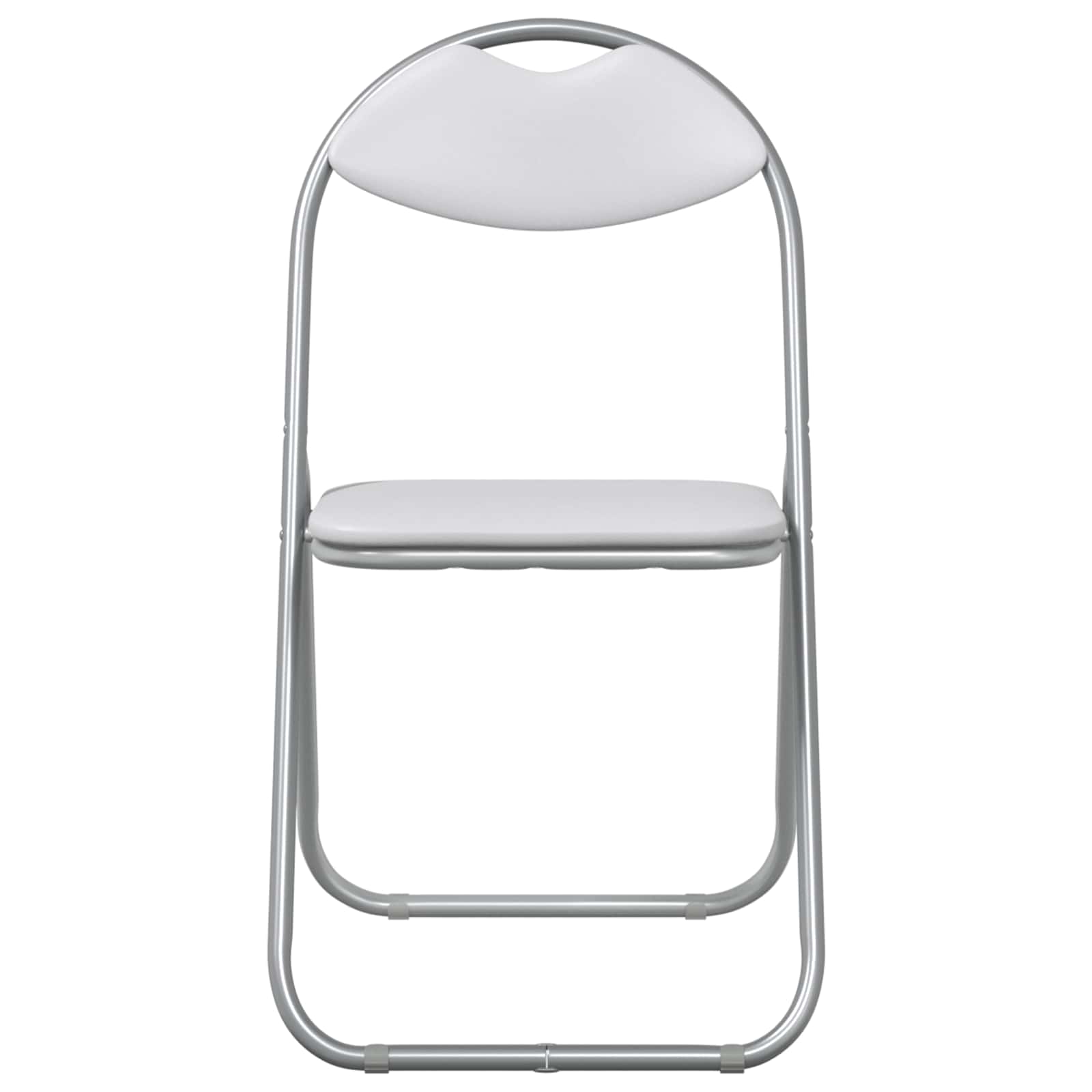 Chaise pliante 8 pcs Blanc et Gris 48 x 43,5 x 81 cm - XIOS