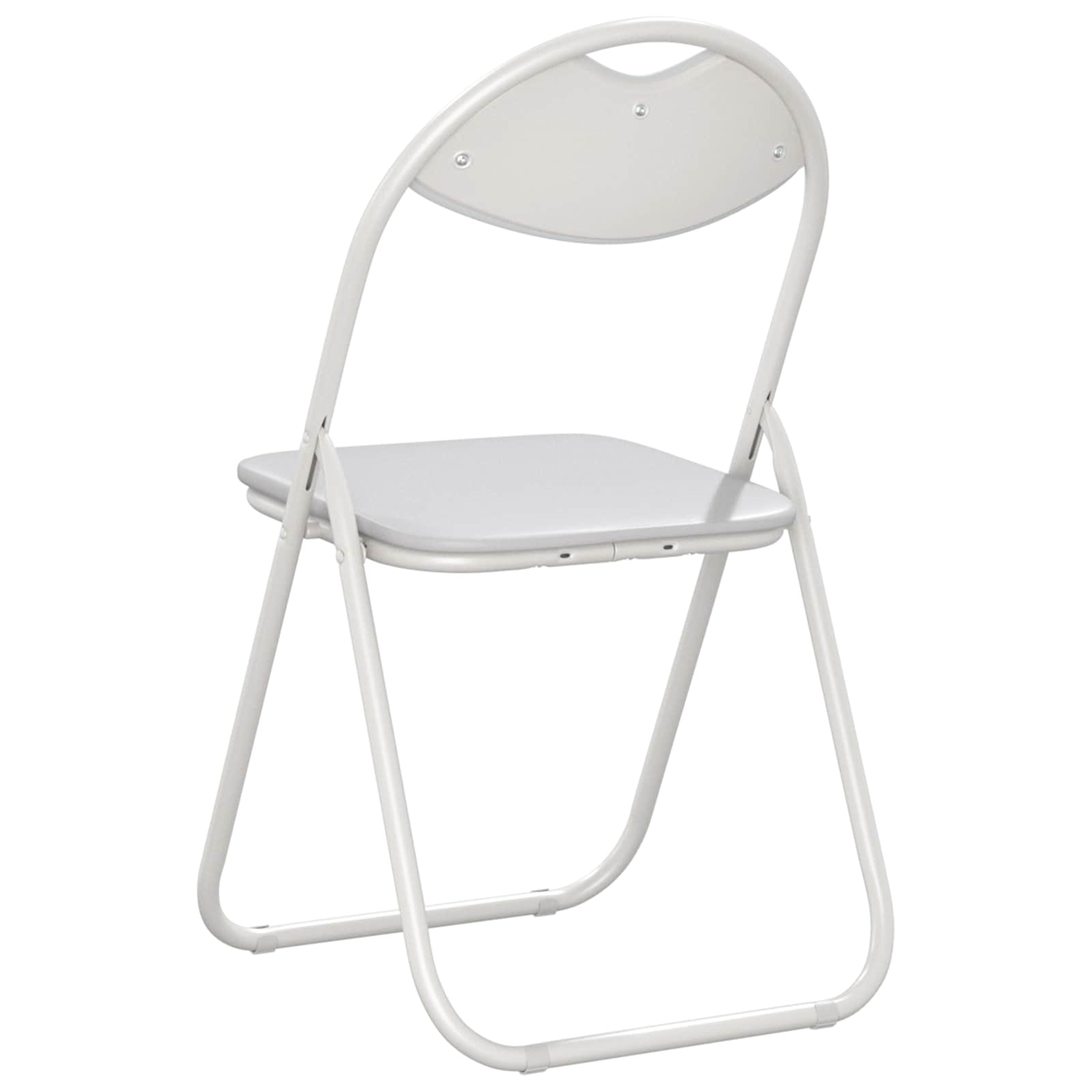 Chaise pliante 8 pcs Blanc 48 x 43,5 x 81 cm Simili cuir - XIOS