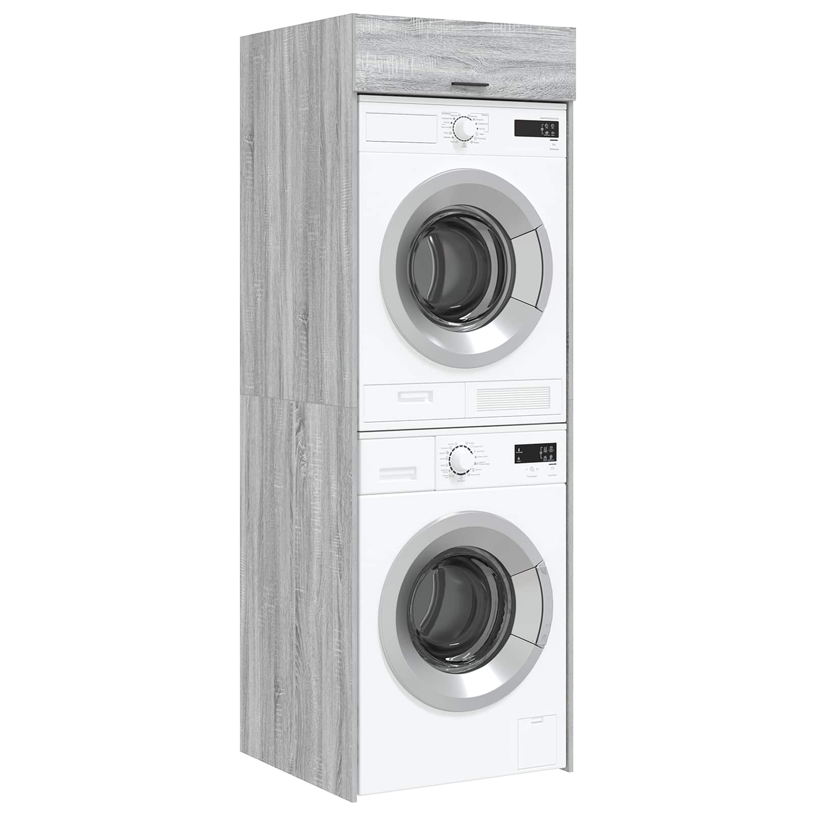 Armoire pour machine à laver Gris Sonoma 67,5 x 68 x 200 cm - XIOS