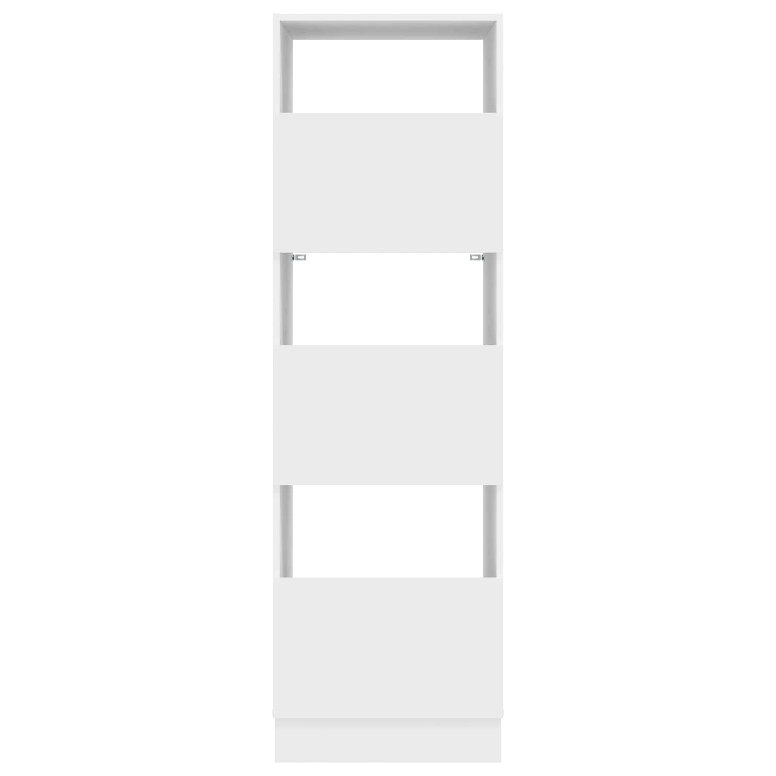 Armoire à Laver avec stockage Blanc Bois d'ingénierie