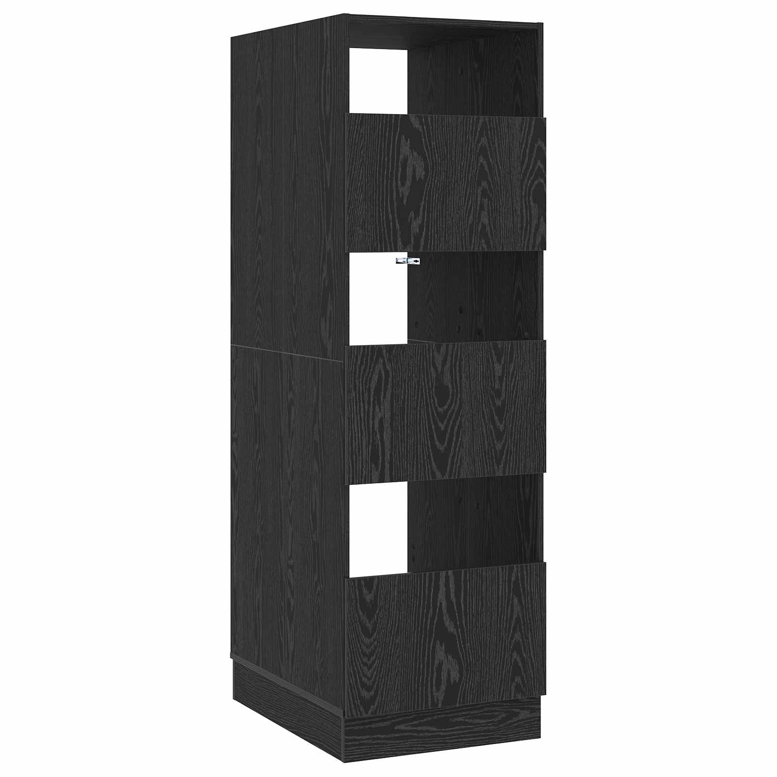 Armoire à Laver Chêne noir 50 x 68 x 162 cm Bois d'ingénierie