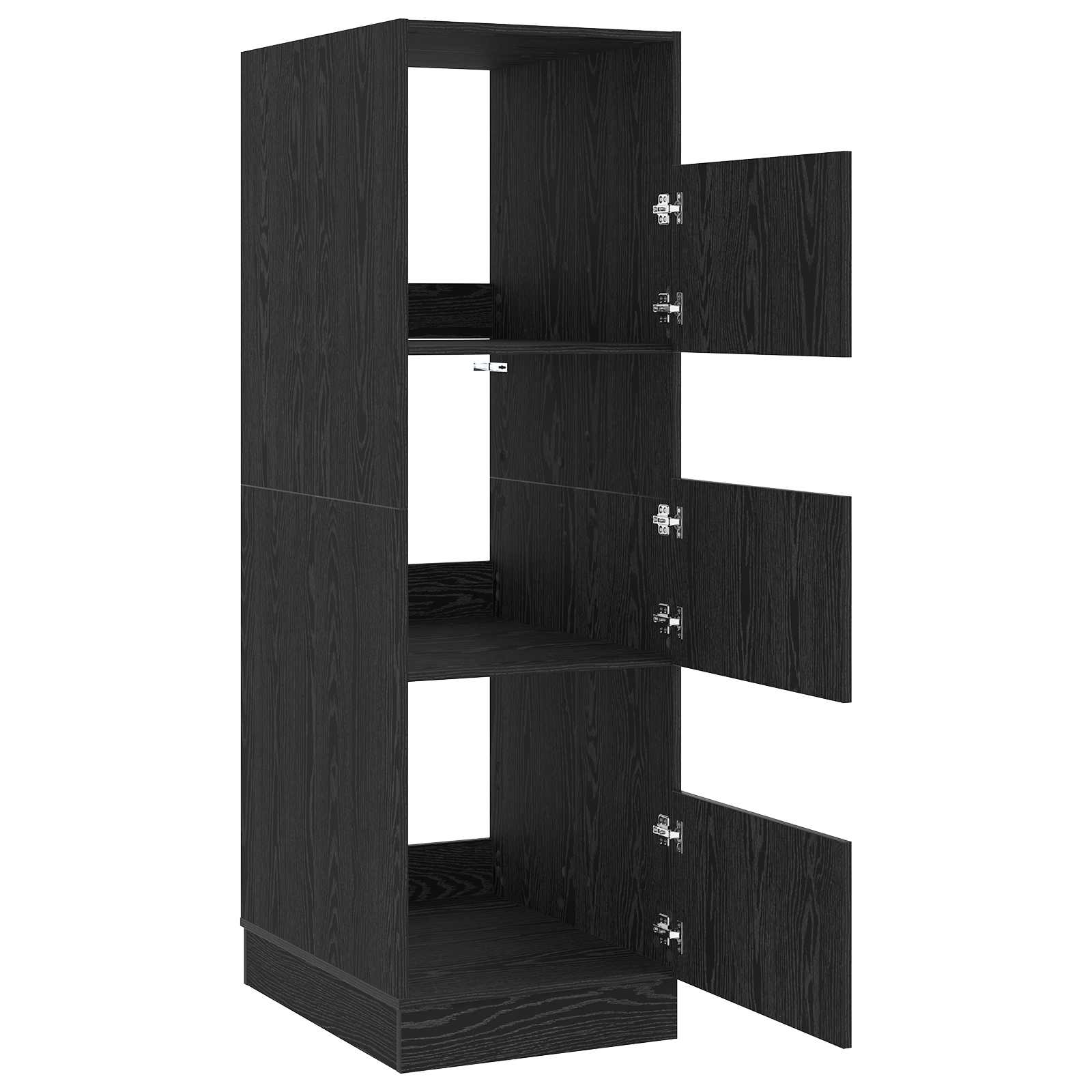 Armoire à Laver Chêne noir 50 x 68 x 162 cm Bois d'ingénierie