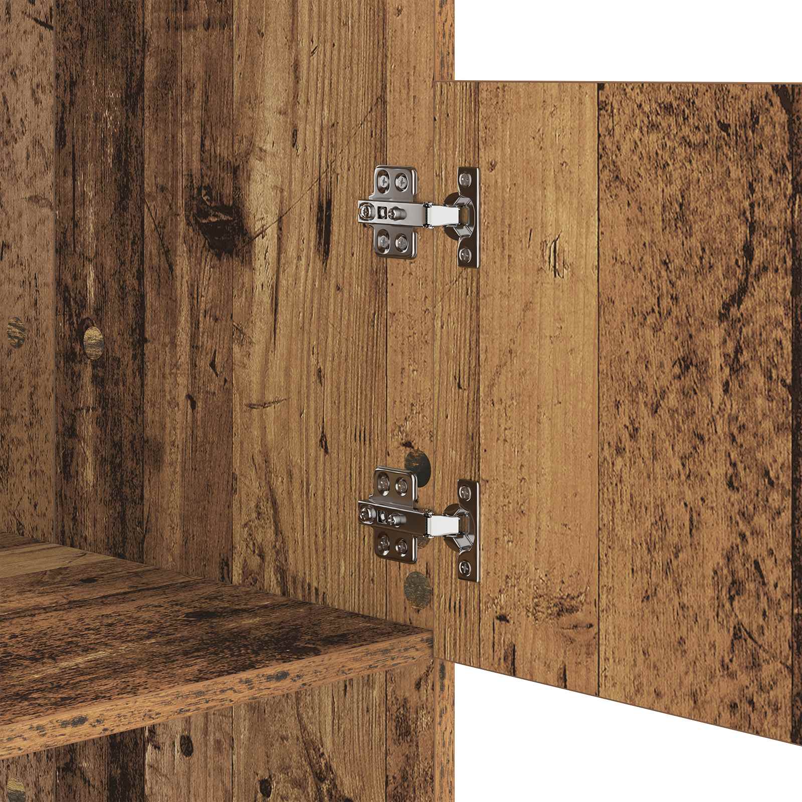 Armoire à Laver avec stockage Bois ancien Bois d'ingénierie
