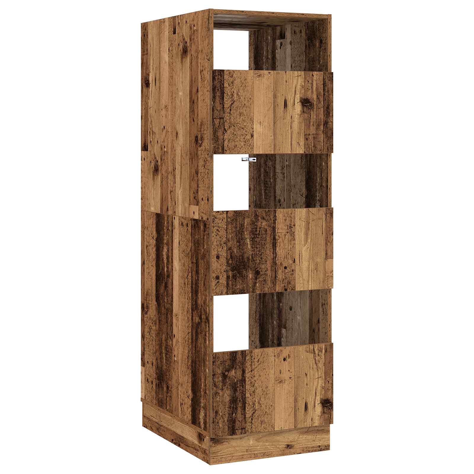 Armoire à Laver avec stockage Bois ancien Bois d'ingénierie