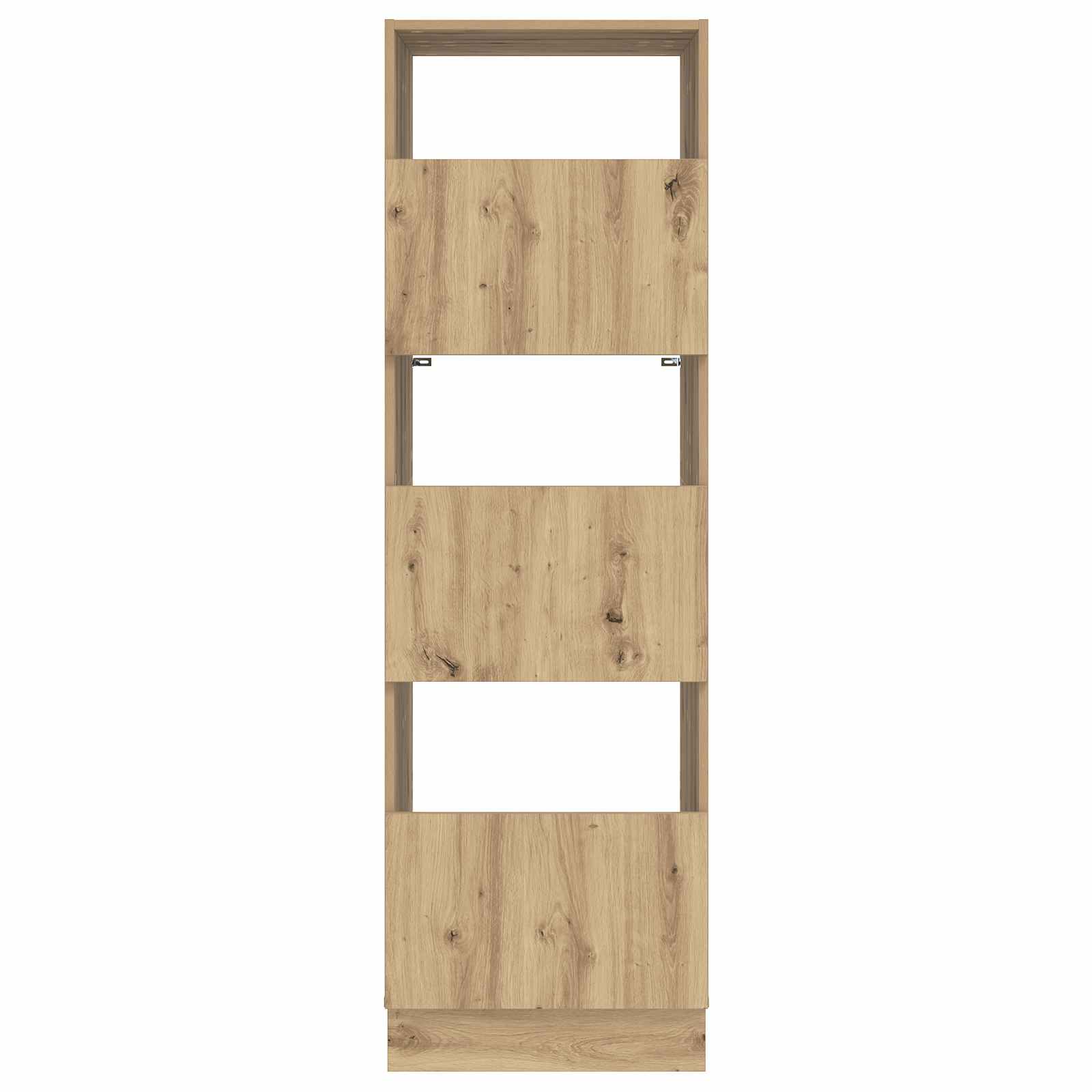 Armoire à Laver avec stockage Chêne artisanal 50 x 68 x 162 cm