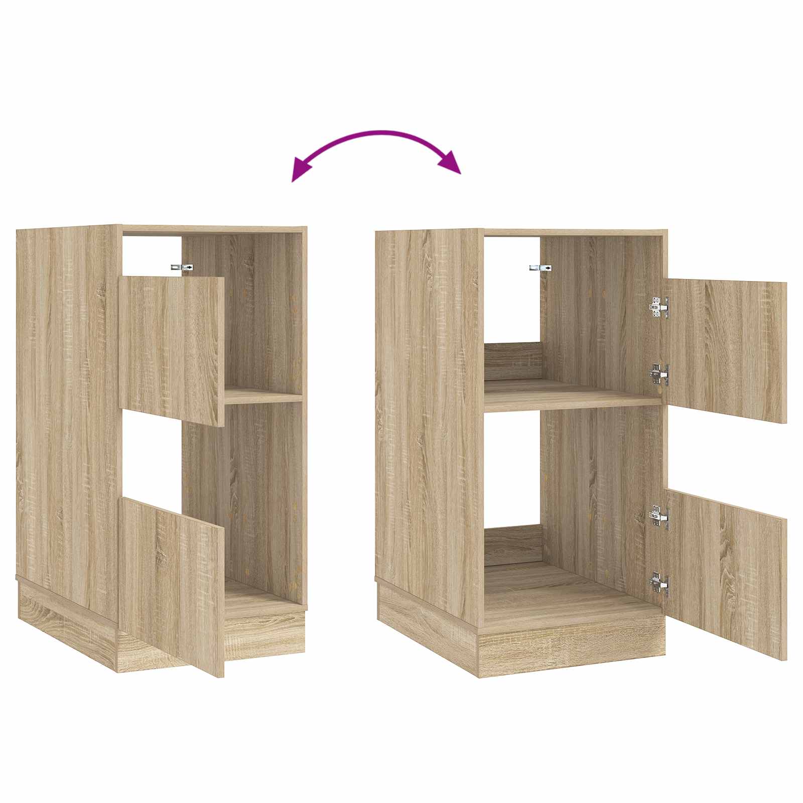 Armoire à Laver Sonoma 50 x 68 x 102 cm Bois d'ingénierie