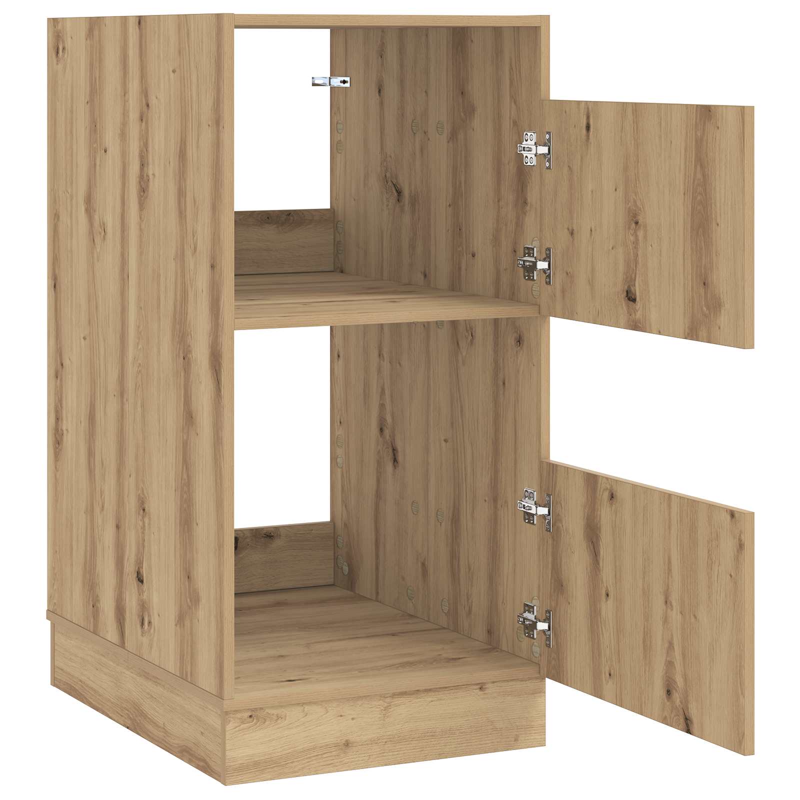 Armoire à Laver avec stockage Chêne artisanal 50 x 68 x 102 cm