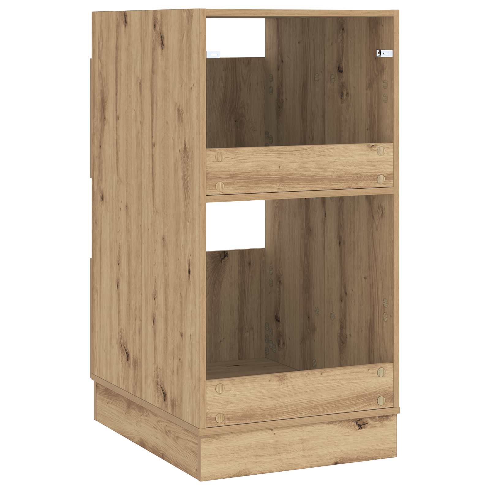 Armoire à Laver avec stockage Chêne artisanal 50 x 68 x 102 cm