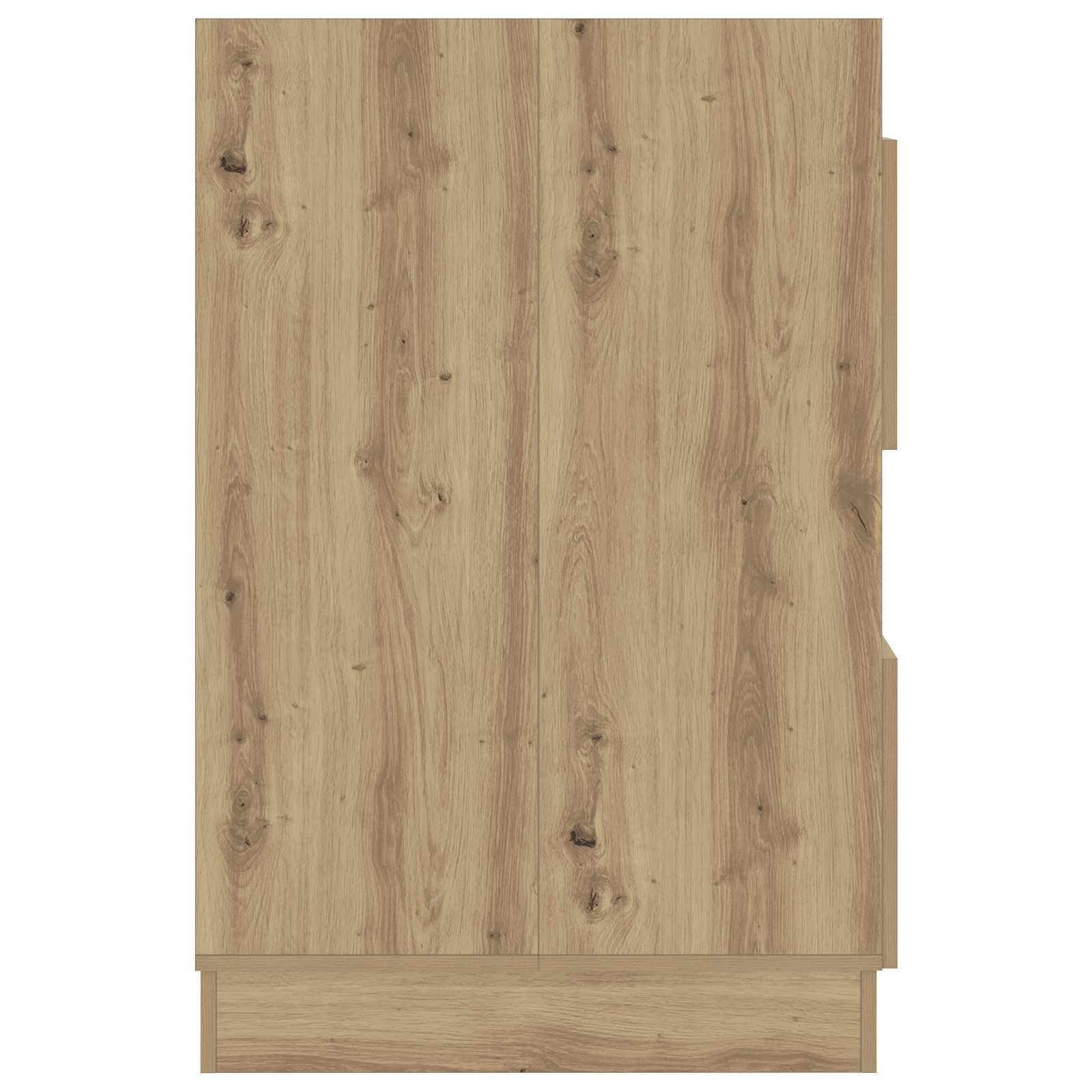 Armoire à Laver avec stockage Chêne artisanal 50 x 68 x 102 cm