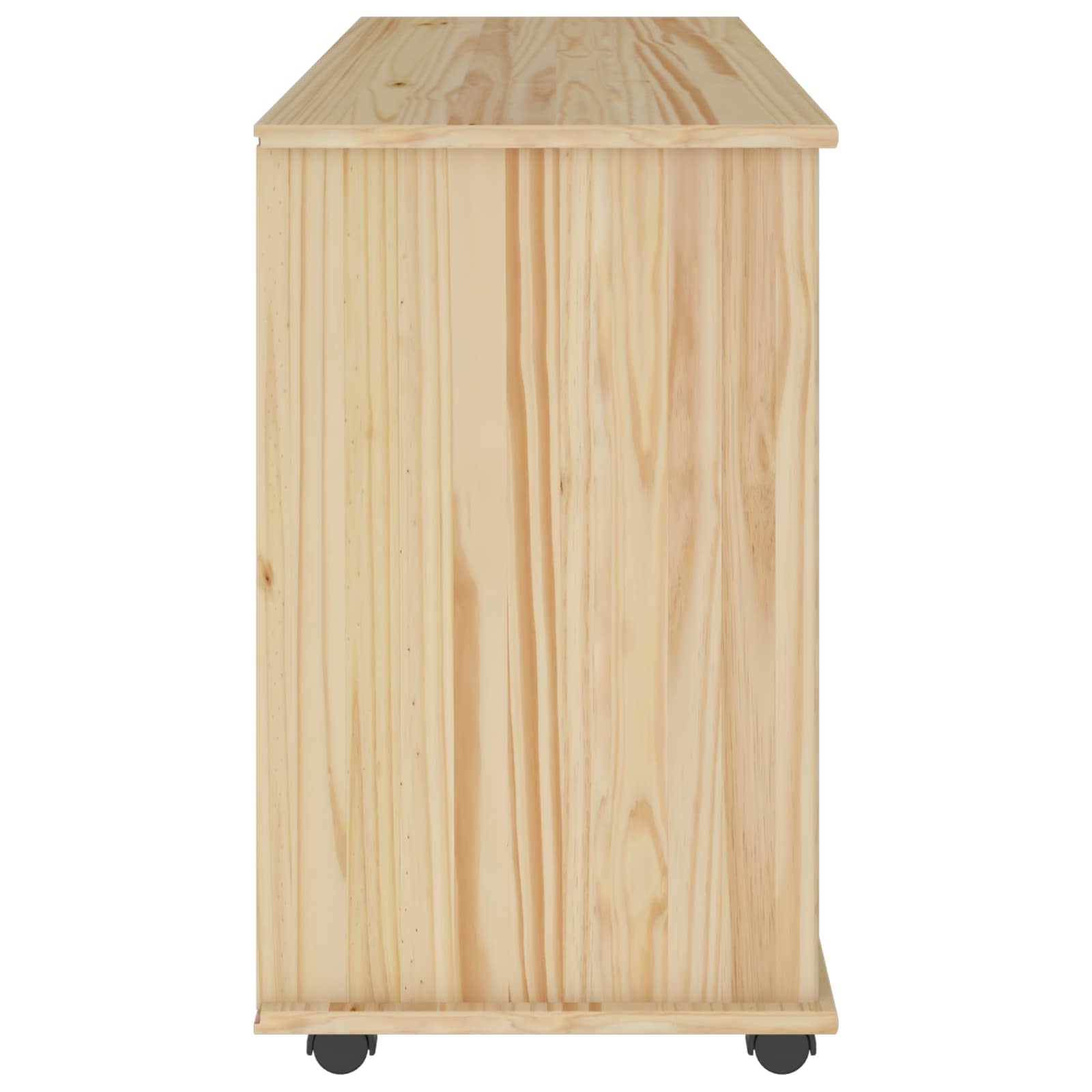 Cabinet roulant Marron 100 x 39 x 65,5 cm Bois de Pin Massif - XIOS