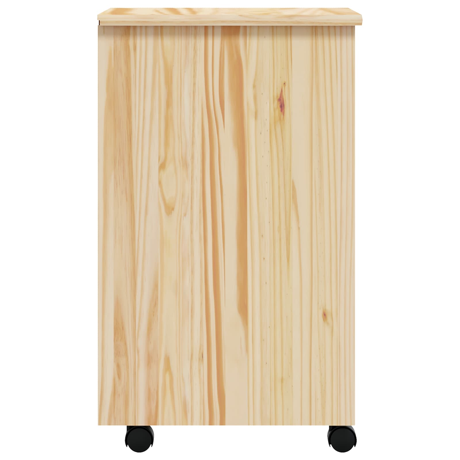 Cabinet Roulant avec Tiroirs avec roue MOSS Vernis transparent - XIOS