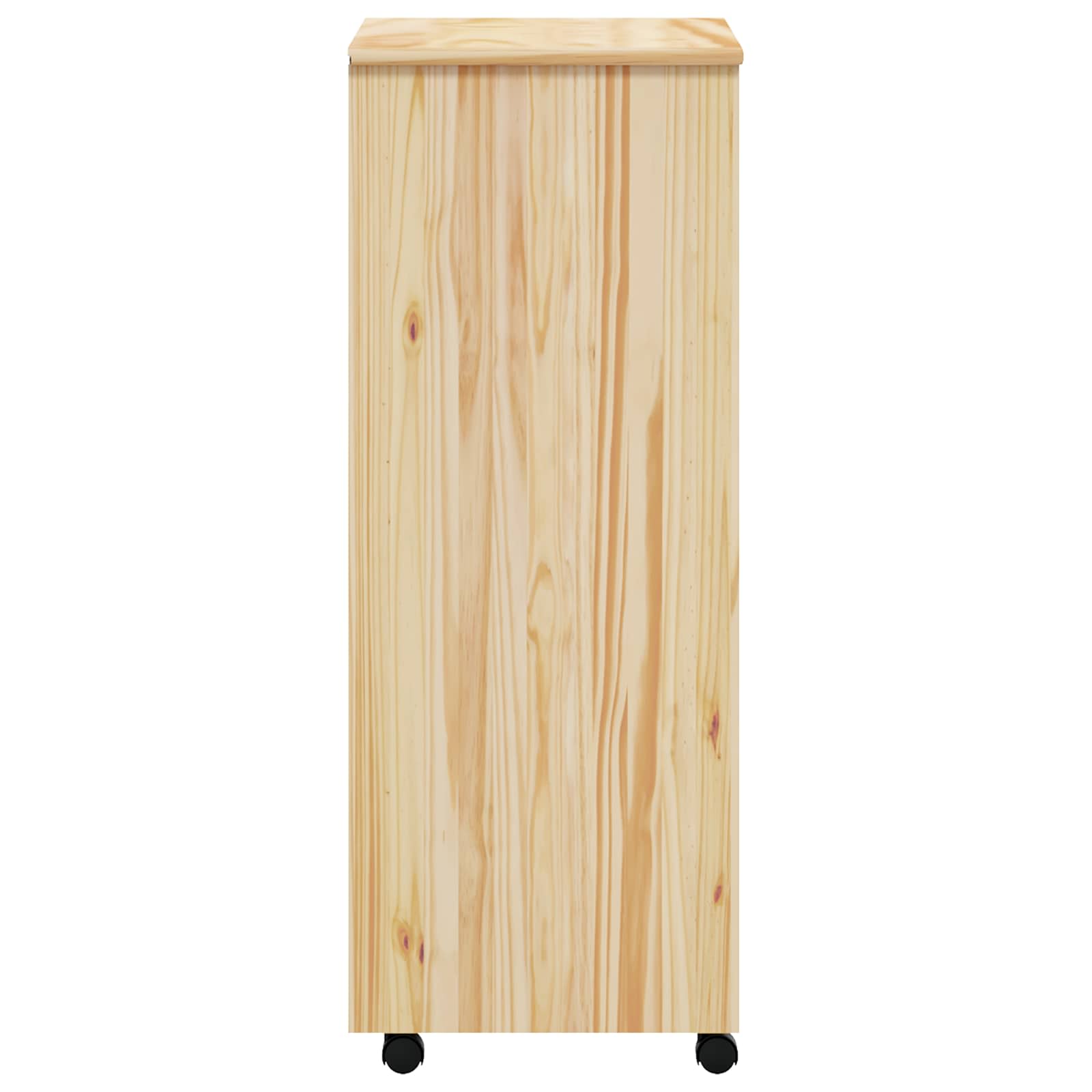 Cabinet Roulant avec Tiroirs avec roue MOSS Vernis transparent - XIOS