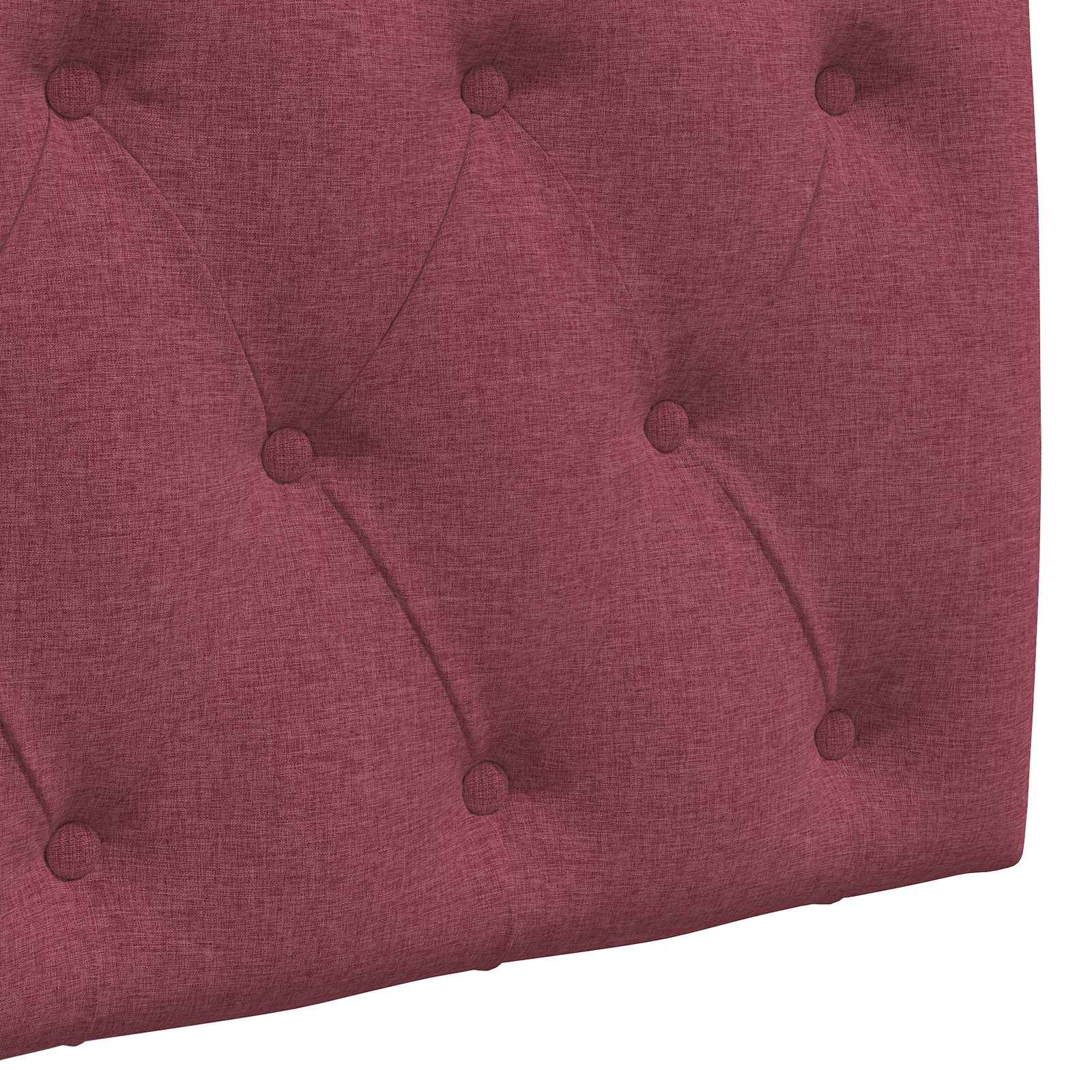 Tête de lit suspendue Bordeaux 210 x 55 x 7 cm tissu - XIOS