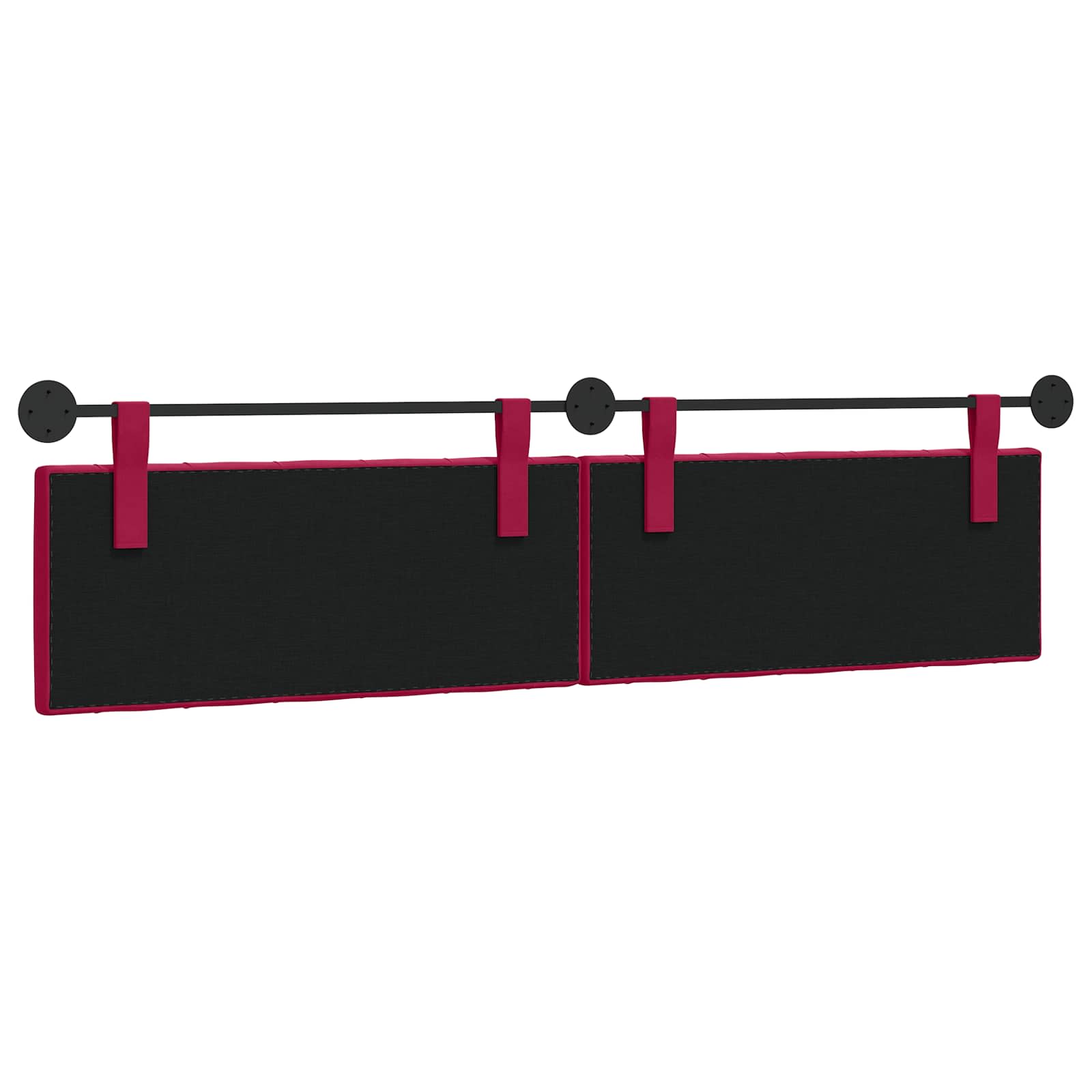 Tête de lit suspendue Bordeaux Velours - XIOS