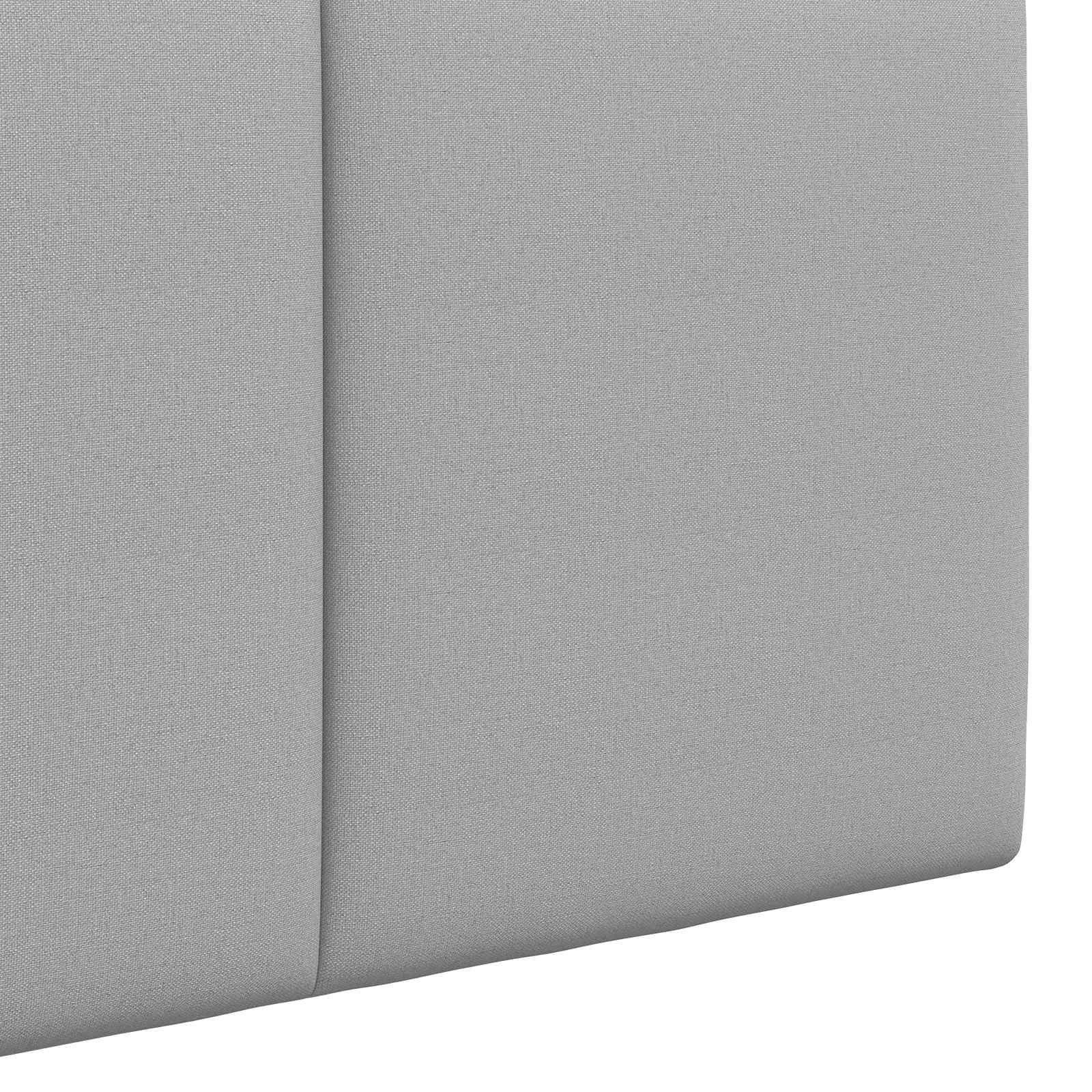 Tête de lit suspendue Gris nuage Tissu - XIOS