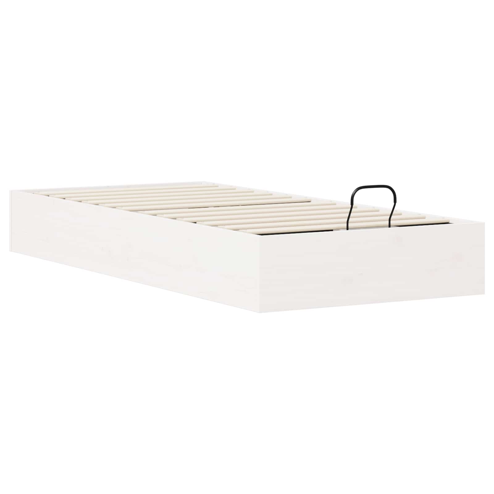 Cadre de lit ottoman avec rangement Blanc 75 x 190 cm - XIOS