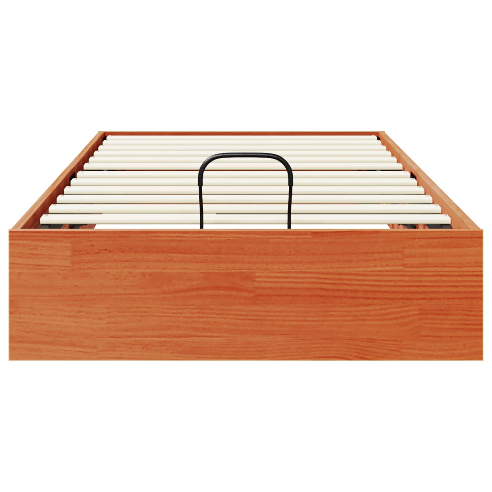 Cadre de lit ottoman avec rangement Brun Ciré 80 x 200 cm - XIOS