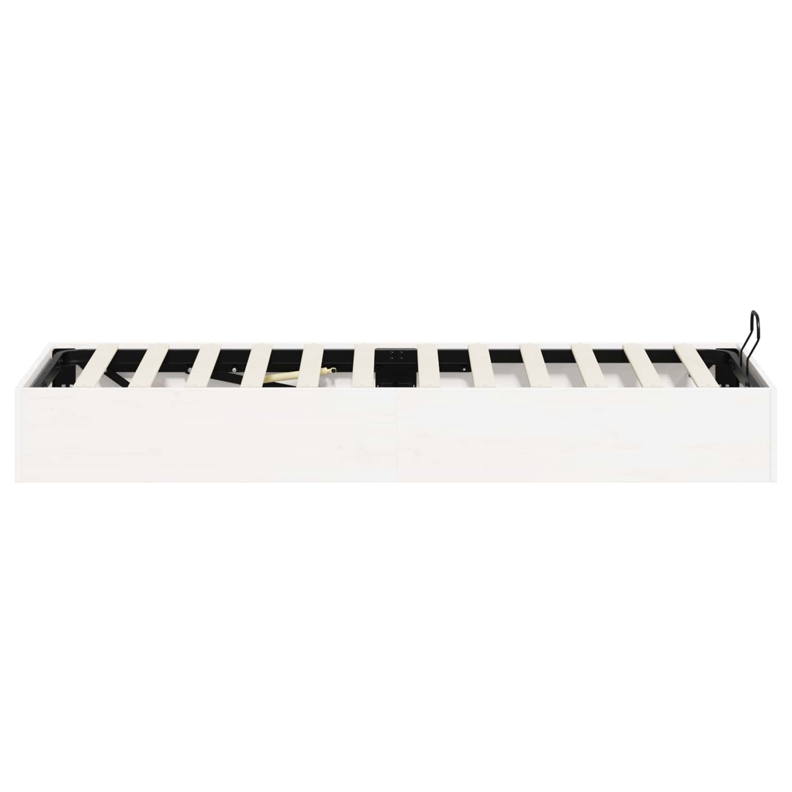 Cadre de lit ottoman avec rangement Blanc 90 x 200 cm - XIOS