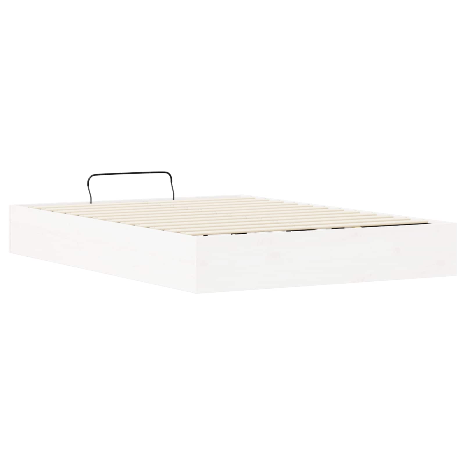 Cadre de lit ottoman avec rangement Blanc 120 x 190 cm - XIOS
