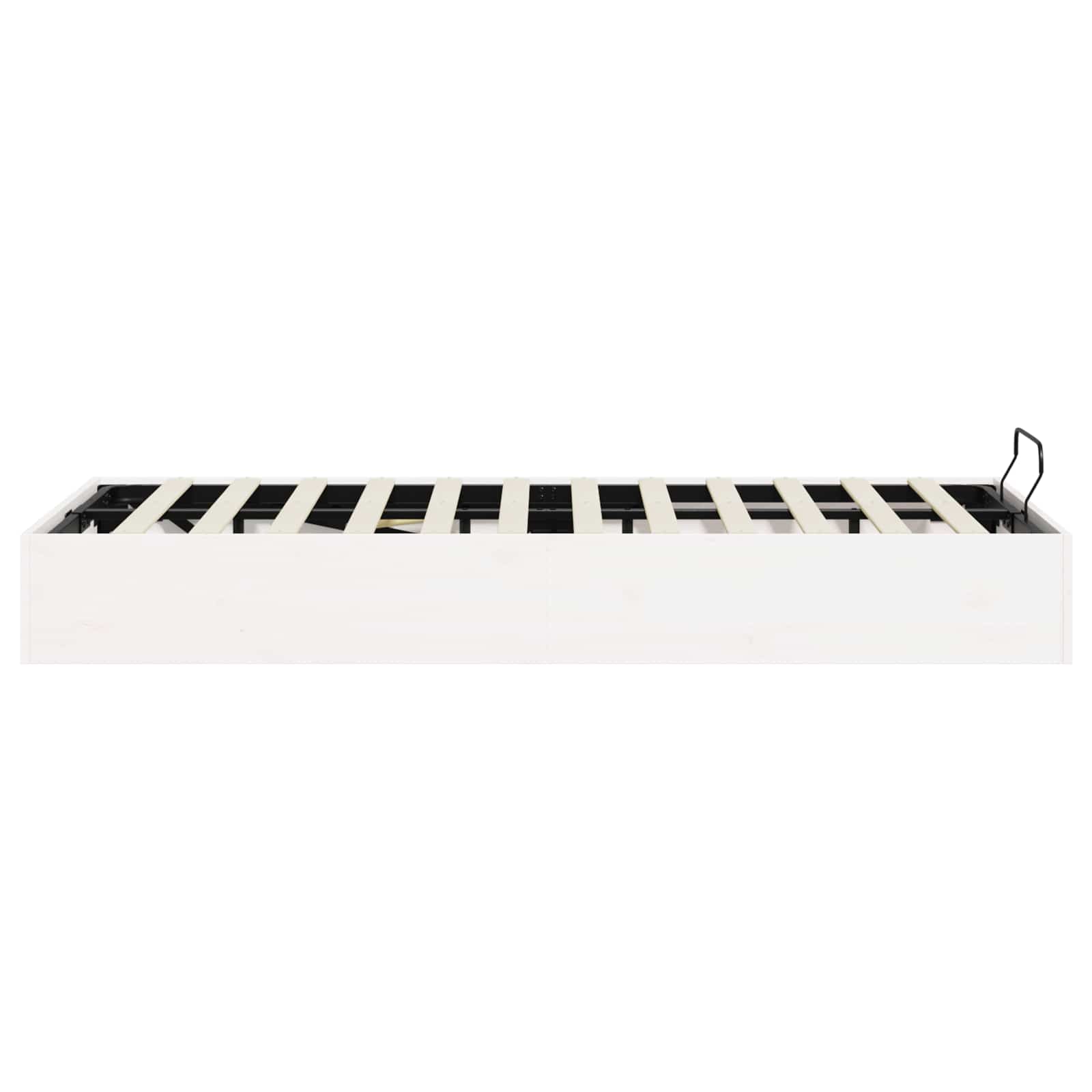 Cadre de lit ottoman avec rangement Blanc 120 x 190 cm - XIOS