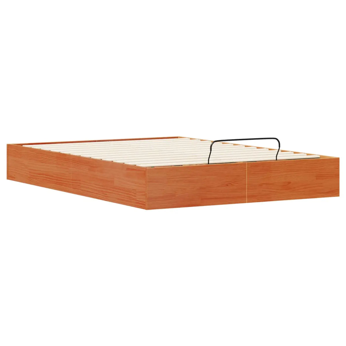 Cadre de lit ottoman avec rangement Brun Ciré 150 x 200 cm - XIOS