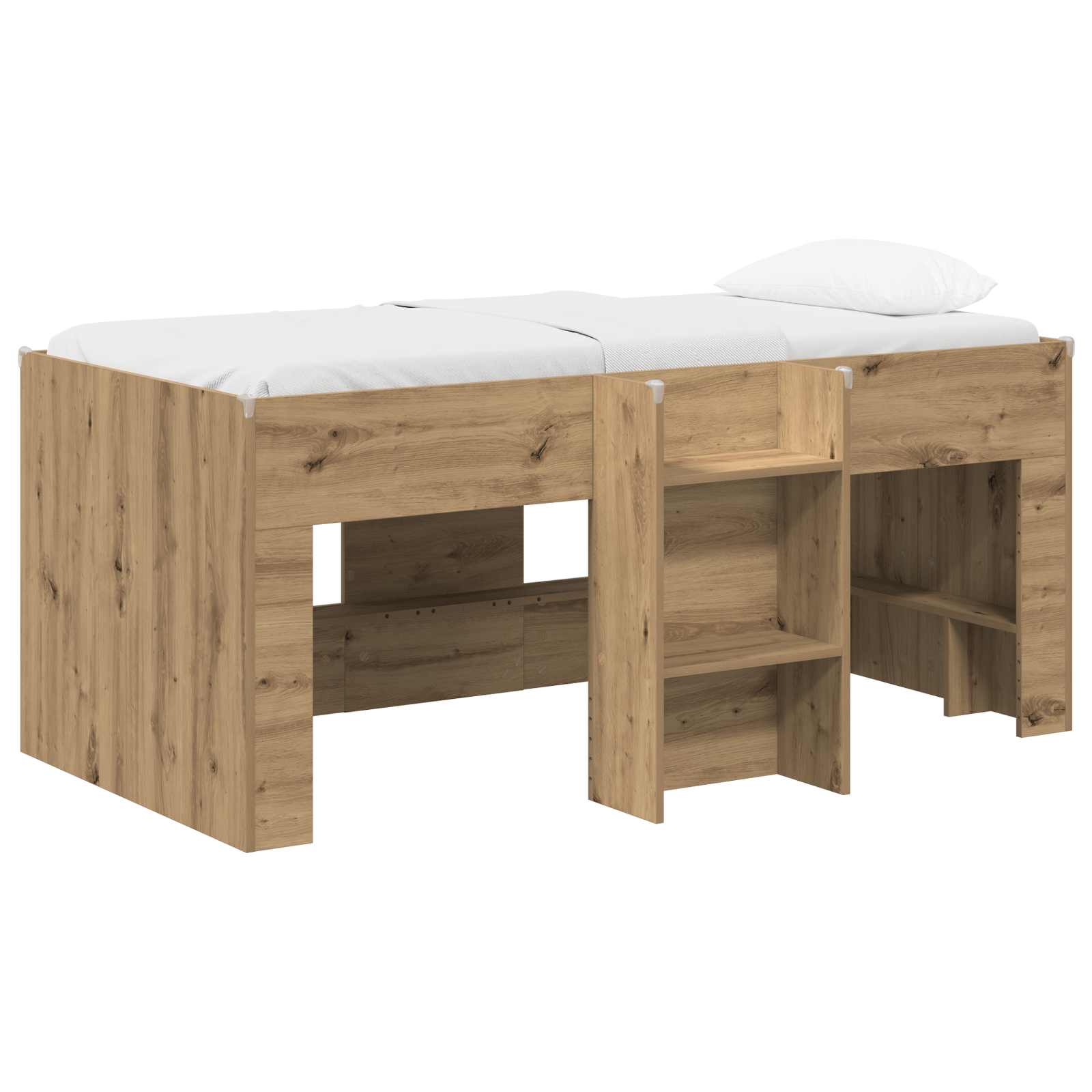 Cadre de Lit Élevé pour Enfants 2 pcs Chêne artisanal - XIOS
