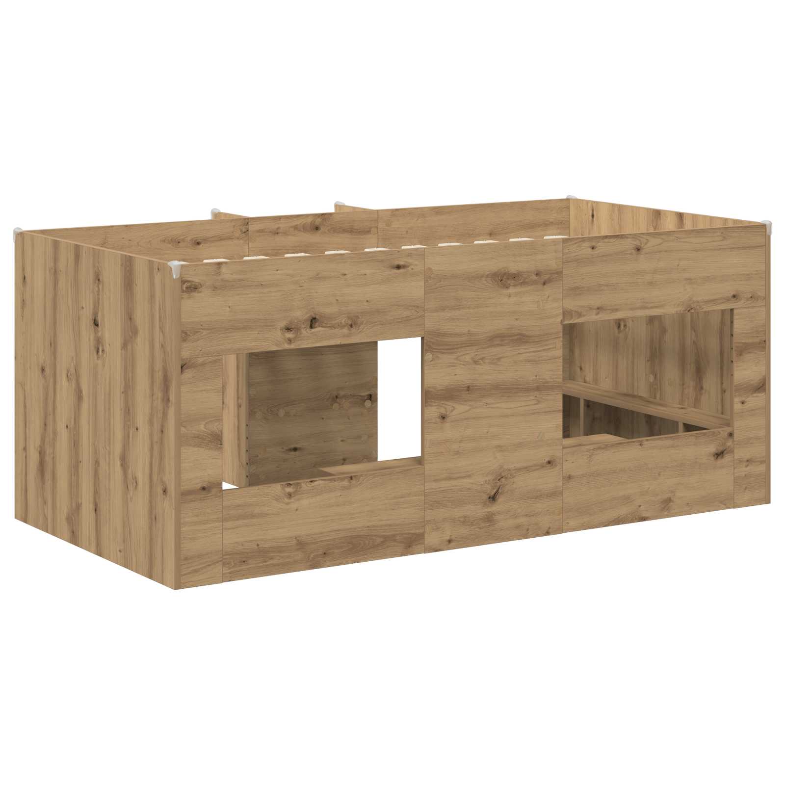 Cadre de Lit Élevé pour Enfants 2 pcs Chêne artisanal - XIOS