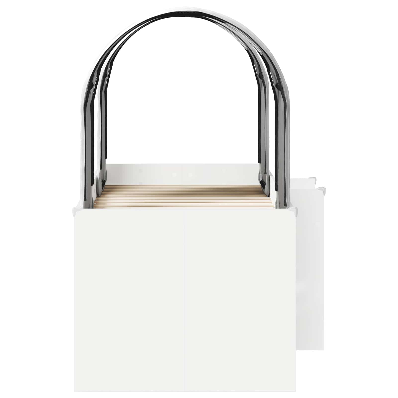Lit avec Tunnel 4 pcs Blanc Bois d'ingénierie - XIOS