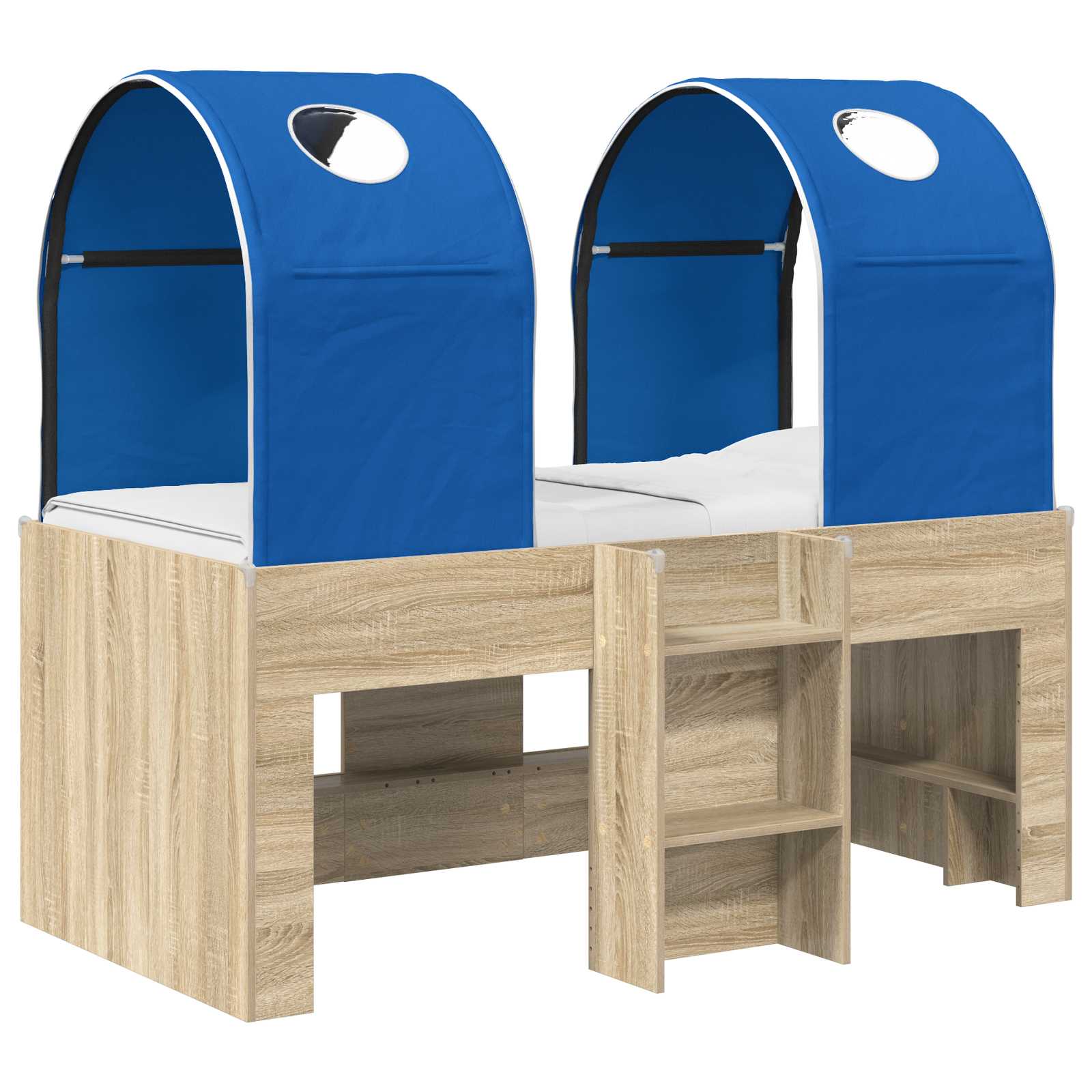 Lit avec Tunnel 3 pc Sonoma et Bleu Bois d'ingénierie