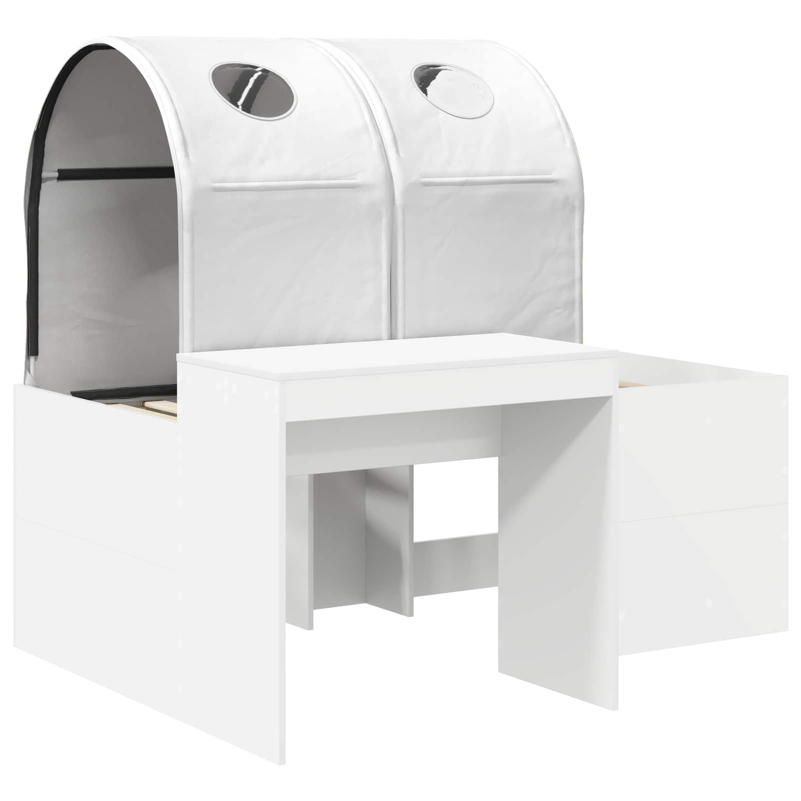 Lit avec Tunnel 4 pcs Chêne Artisanal et Blanc - XIOS