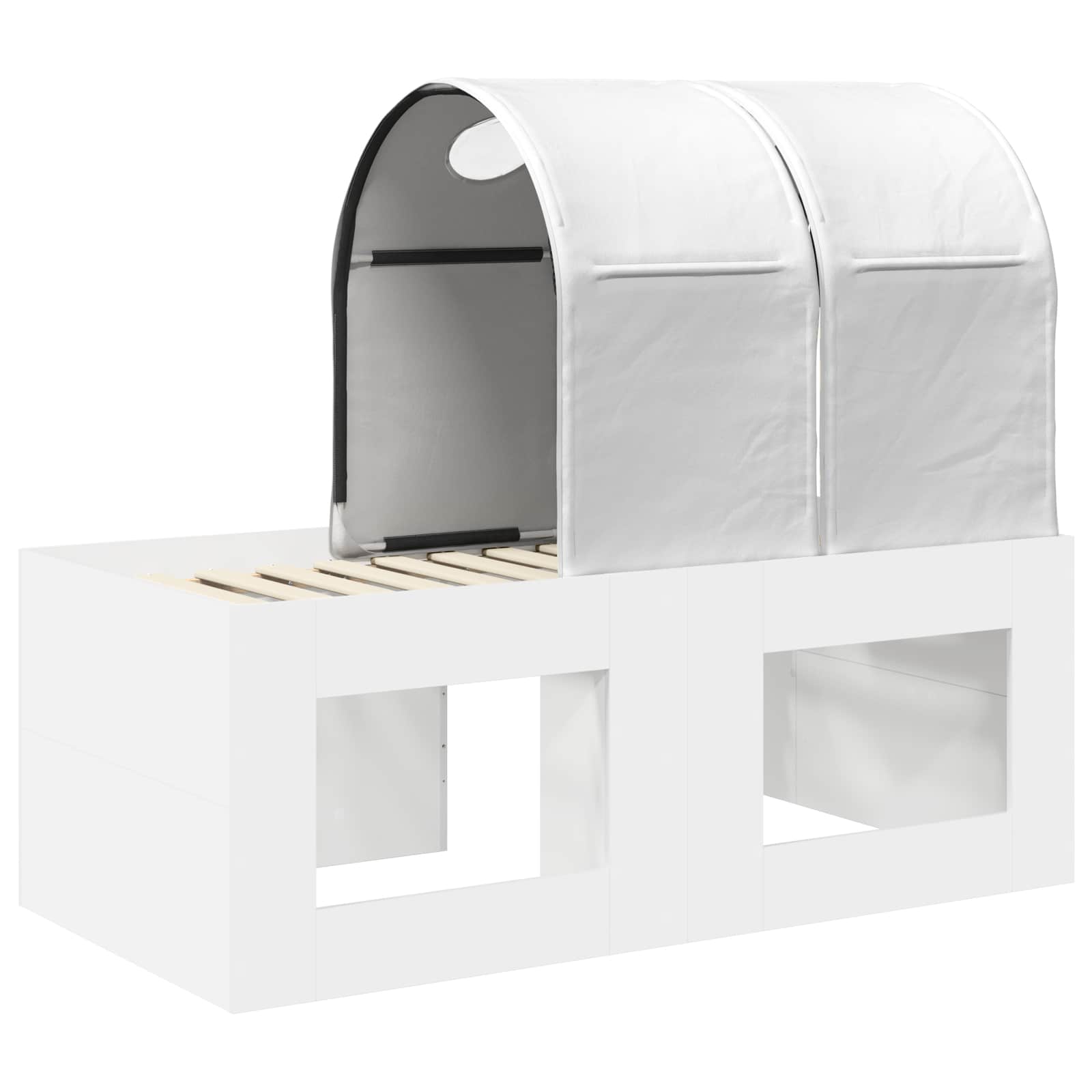 Lit avec Tunnel 4 pcs Chêne Artisanal et Blanc - XIOS