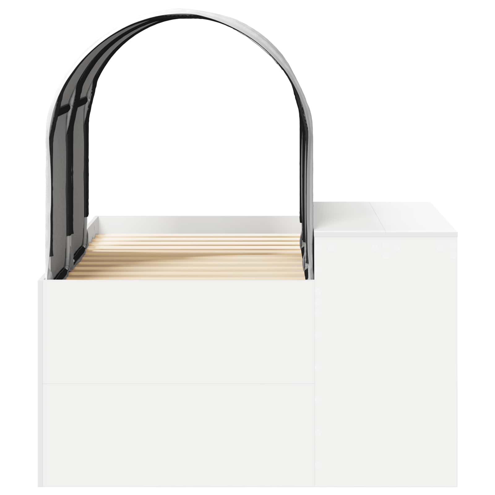 Lit avec Tunnel 4 pcs Chêne Artisanal et Blanc - XIOS