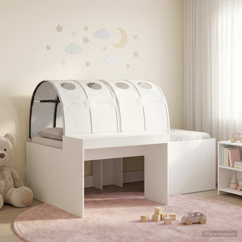 Lit avec Tunnel 4 pcs Chêne Artisanal et Blanc - XIOS
